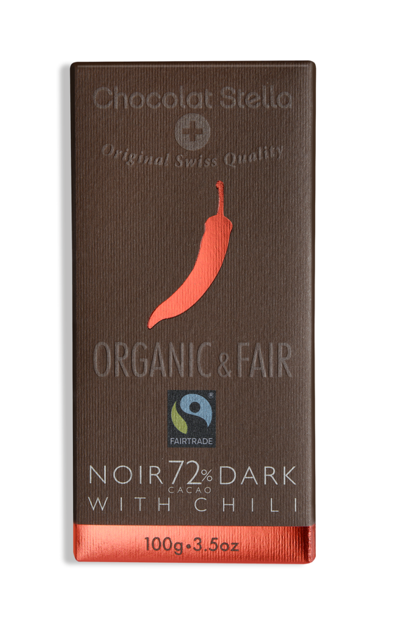 Bio und Fair Trade Schokolade mit Chili | Chocolat Stella
