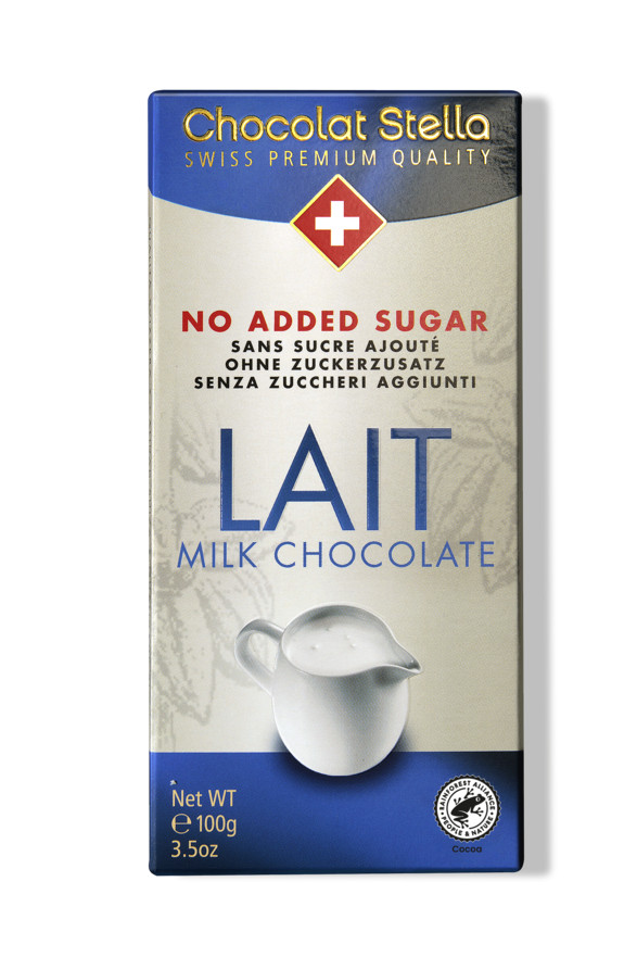 Milchschokolade ohne Zuckerzusatz | Chocolat Stella