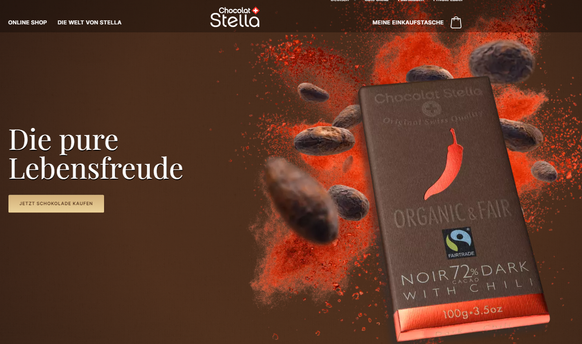 Beste Schweizer Schokolade von Chocolat Stella